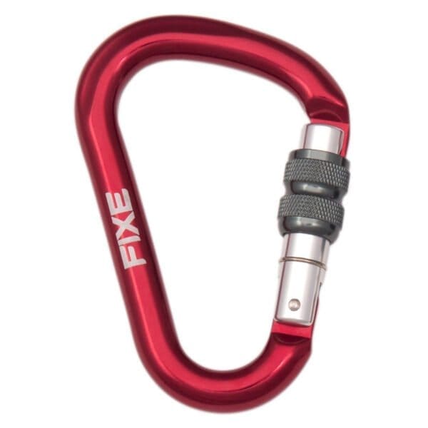 Mosquetón Aluminio HMS Rosca 25kN Lotus - Fixe