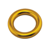 Aro Aluminio O-Ring 45 mm amarillo - Rock Empire