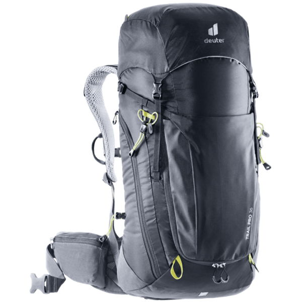 Mochila Trail Pro 36 Black-Graphite New - Deuter