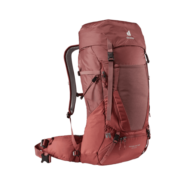 Mochila Futura Air Trek 45 + 10 SL Redwood-lava New - Deuter