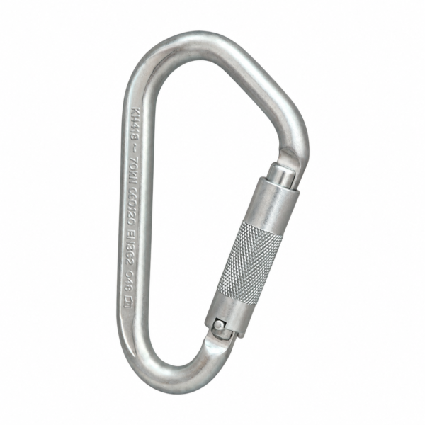 Mosquetón Acero Tipo D 3 Tiempos 70kN IRON WIZARD ANSI supersafe triple - ISC