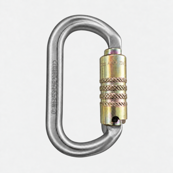 Mosquetón Acero Oval 3 Tiempos 40 kN ANSI KL321- ISC