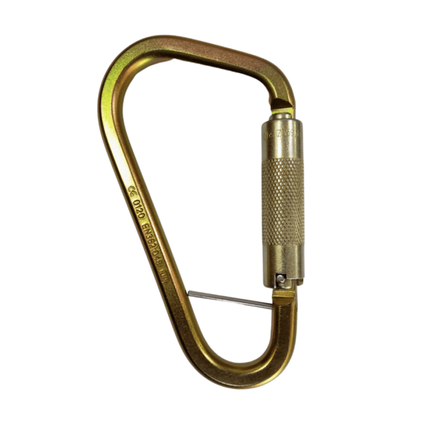 Mosquetón Acero HMS 3 Tiempos 40kN Anti-giro - ISC