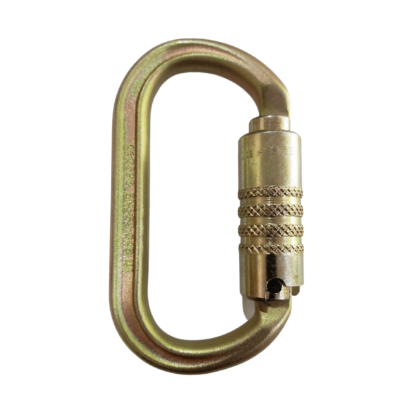 Mosquetón Acero Oval 3 Tiempos 40 kN ANSI KL321- ISC