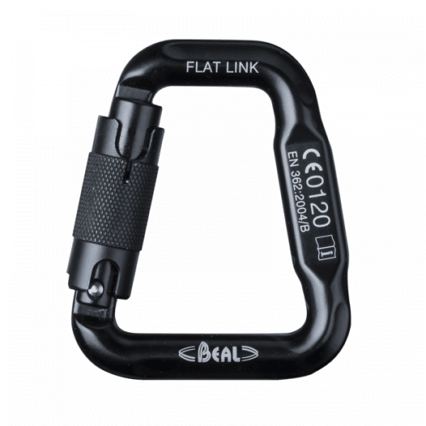 Mosquetón Aluminio Trapezoidal 2 Tiempos 20kN FLAT LINK - Beal