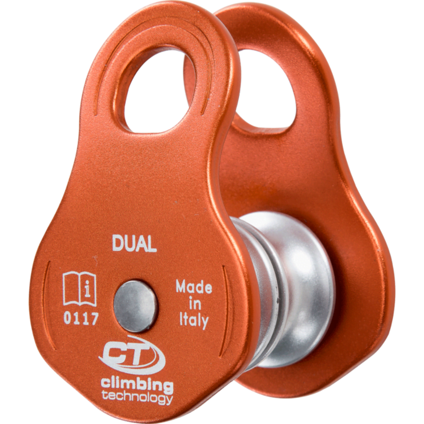 Polea Doble DUAL para redireccionamiento ORBITER G Ø13mm 30kN - CLIMBING TECHNOLOGY
