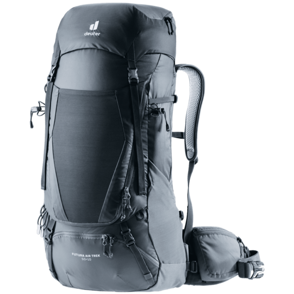 Mochila Futura Air Trek 50 + 10 black-graphite - DEUTER