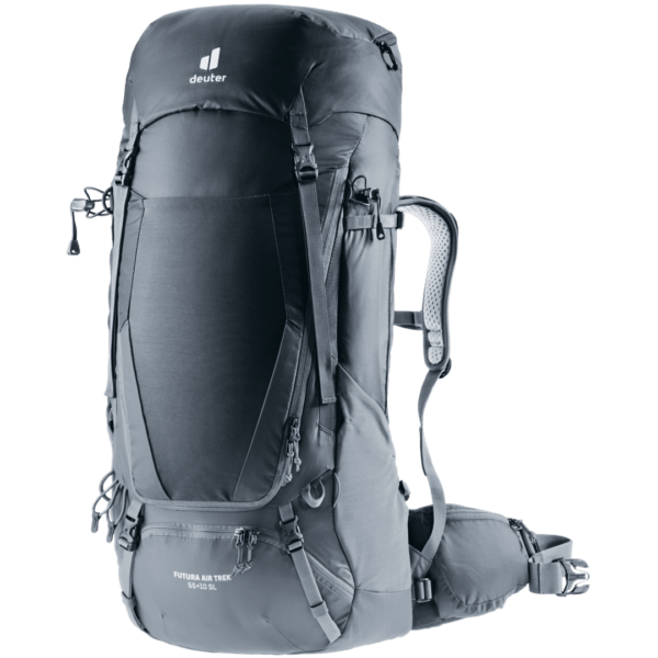Mochila Futura Air Trek 55 + 10 SL black-graphite - DEUTER