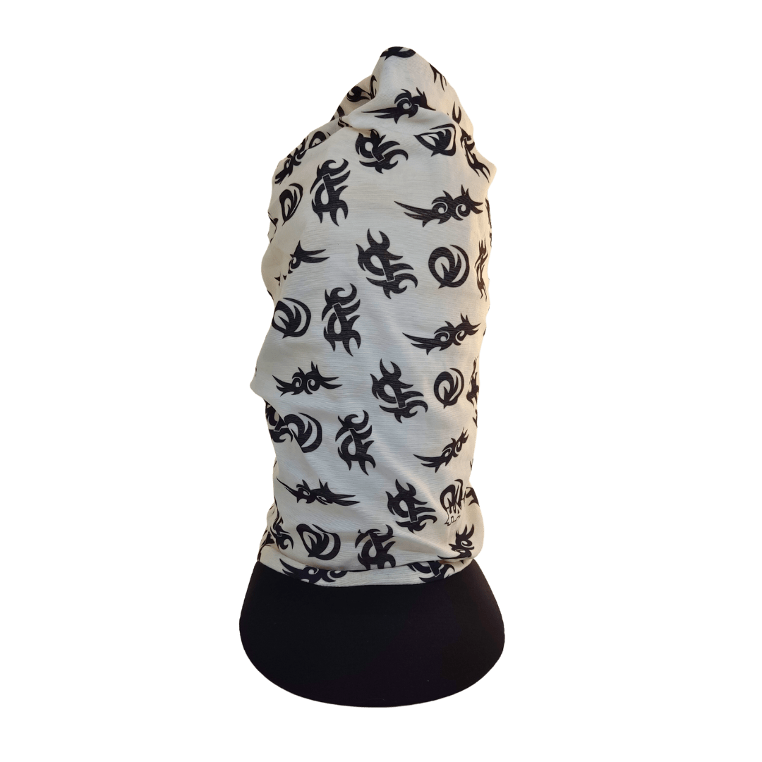 Cuello Tubular (con visera) Multifuncional Dragon White - HAD