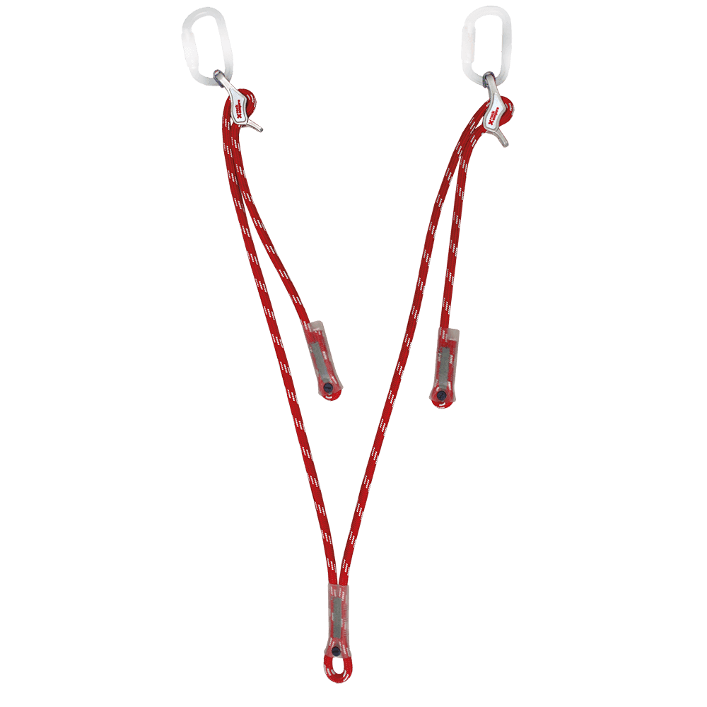 Cabo de Posicionamiento regulable asimetrico doble STAND V 1 + 1 mts - Rock Empire