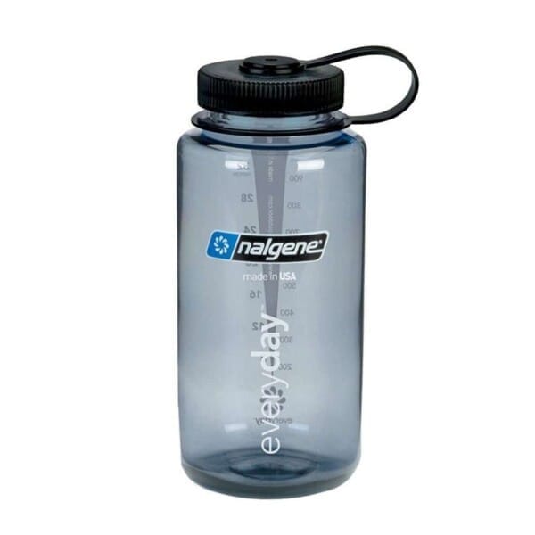 Botella Reutilizable Boca Ancha 1000ml (W/M Sustain Gray w/Black) - NALGENE