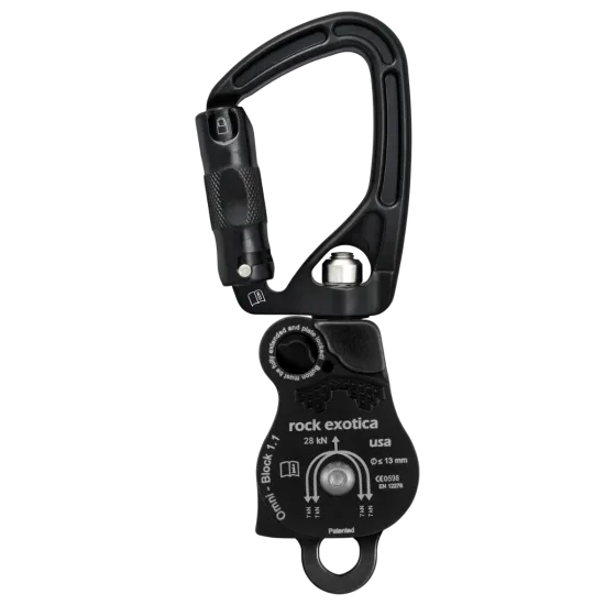 Polea Doble Con Destorcedor SWIVABINER 1.1 28kN - ROCK EXOTICA