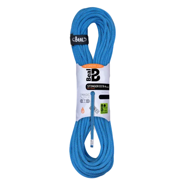 Cuerda Dinamica STINGER III 9.4 mm x 60 mt blue - BEAL