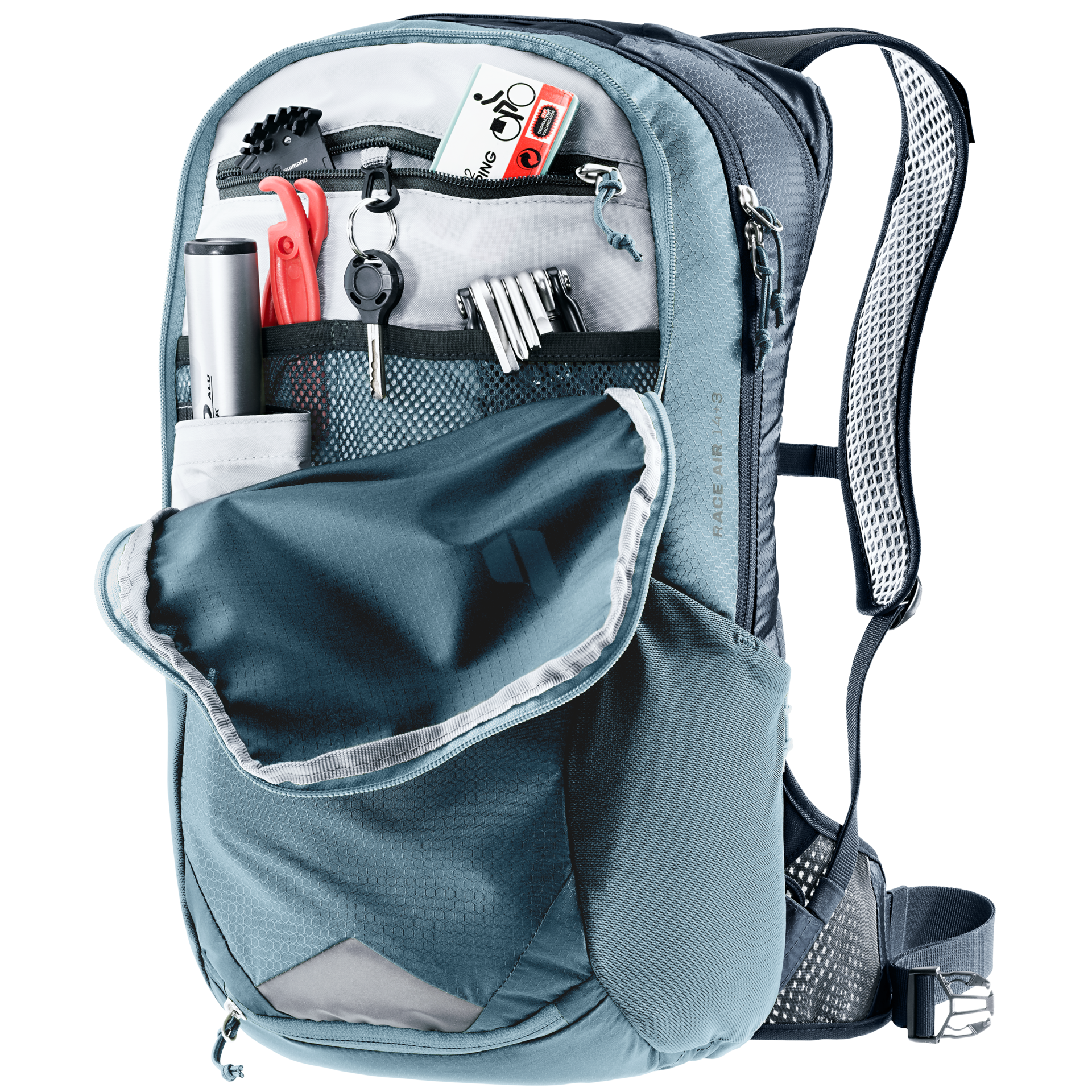Mochila Race Air 14 + 3 atlantic-ink - Deuter - Imagen 4