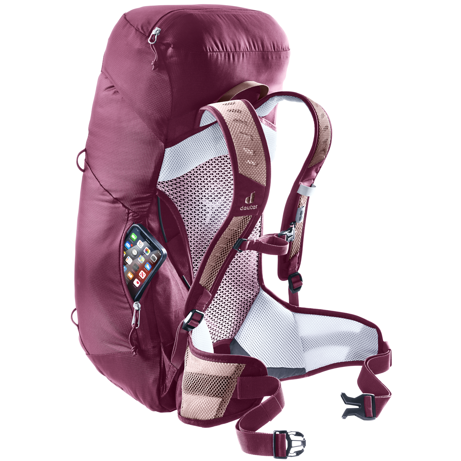 Mochila AC Lite 22 SL ashrose-cassis - DEUTER - Imagen 6