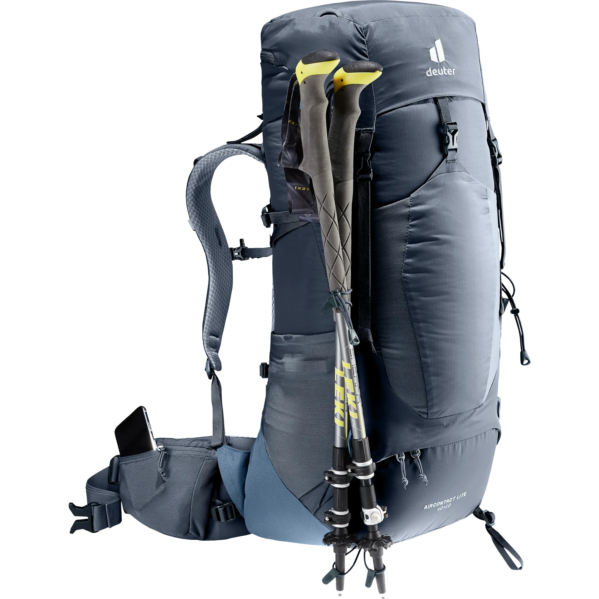 Mochila Aircontact Lite 40 + 10 black-graphite DEUTER - Imagen 6