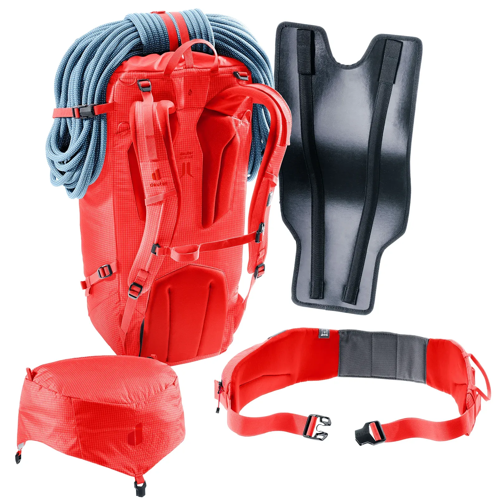 Mochila Guide 34 + 6 poppy-crimson DEUTER - Imagen 16