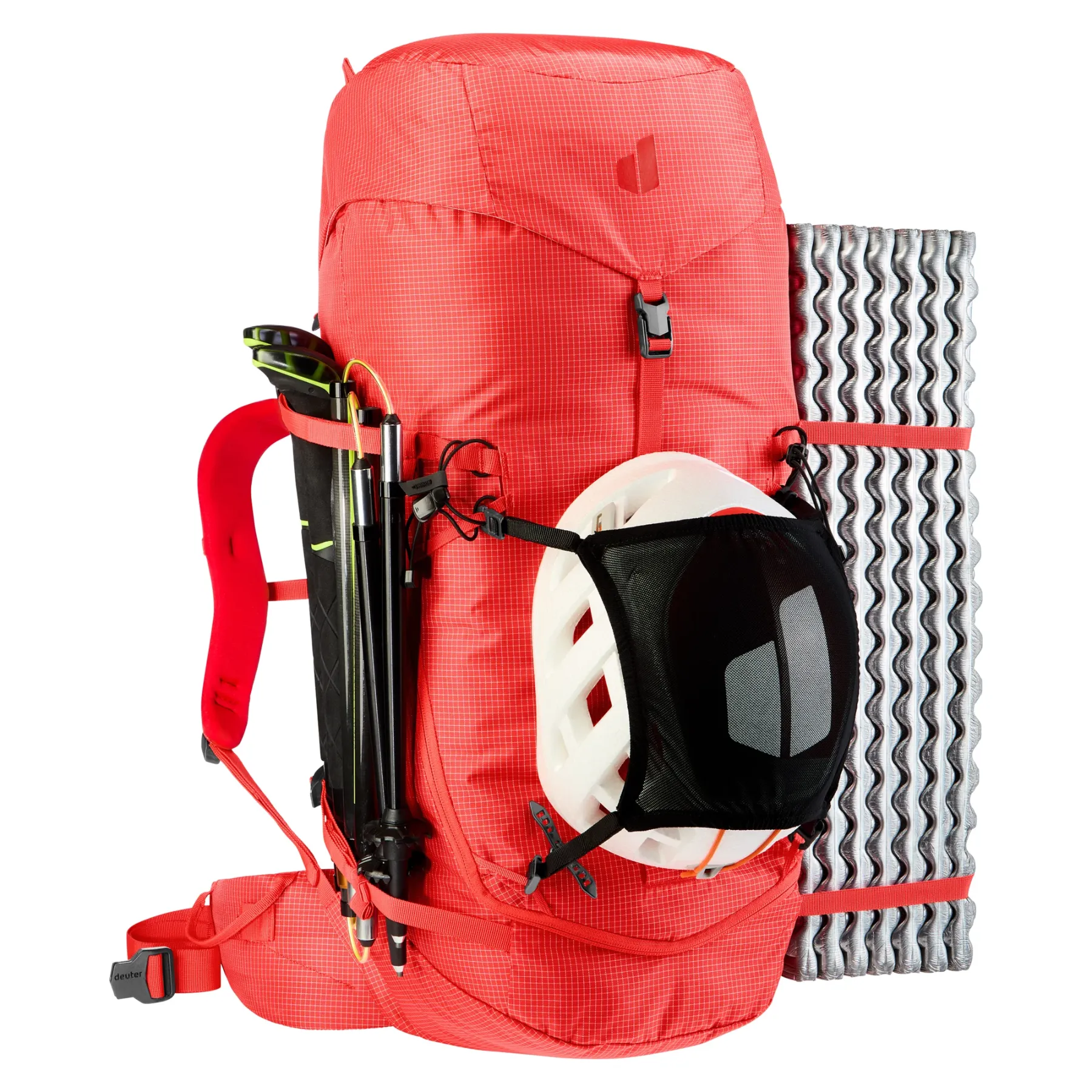 Mochila Guide 42 + 6 SL poppy-crimson DEUTER - Imagen 8