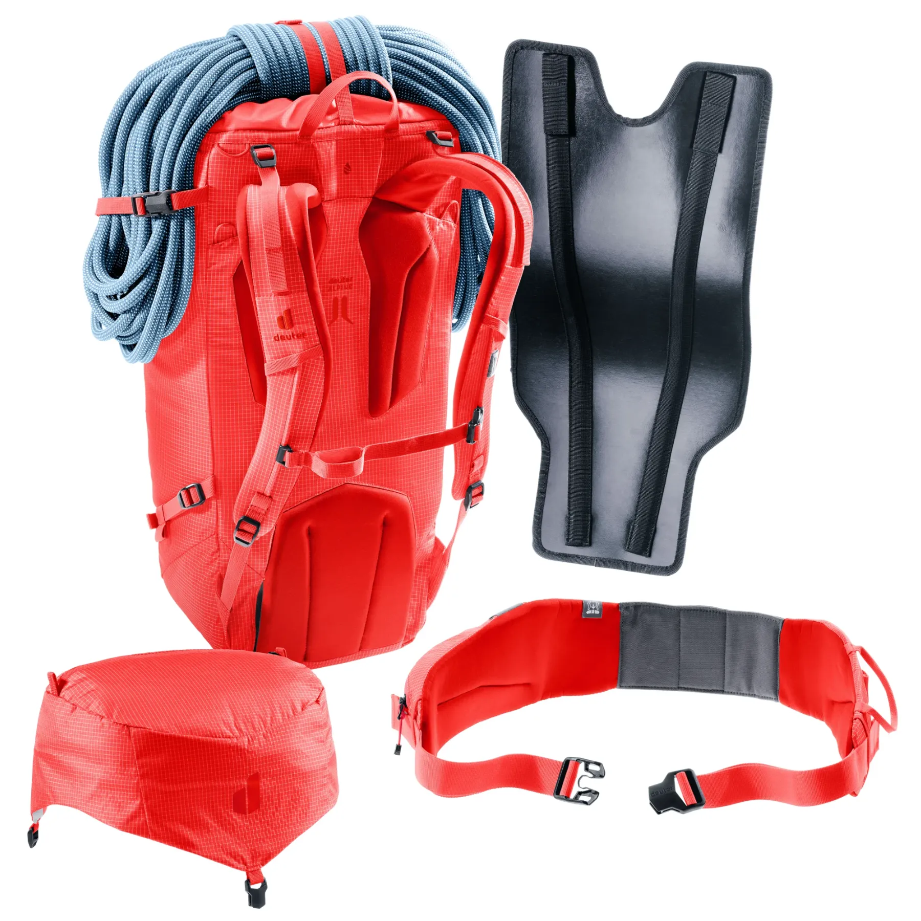 Mochila Guide 42 + 6 SL poppy-crimson DEUTER - Imagen 12