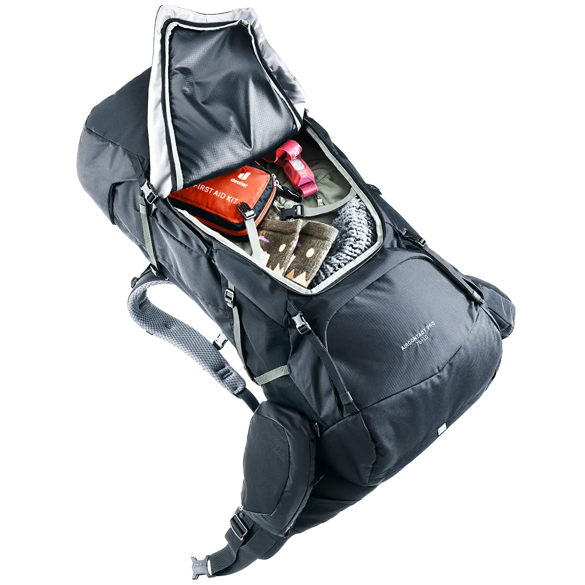 Mochila Aircontact PRO 75 + 10 black DEUTER - Imagen 5