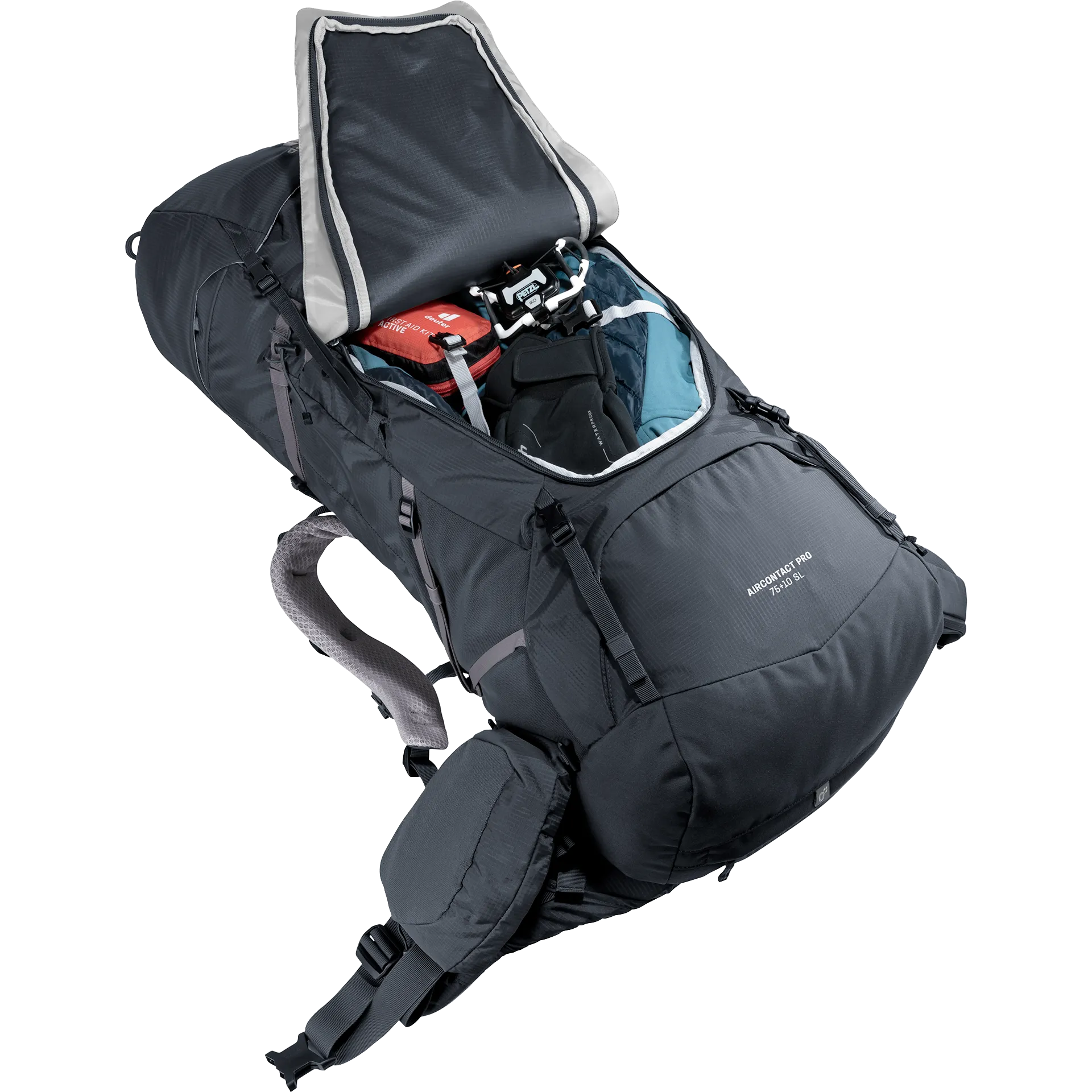 Mochila Aircontact PRO 85 + 10 black DEUTER - Imagen 6