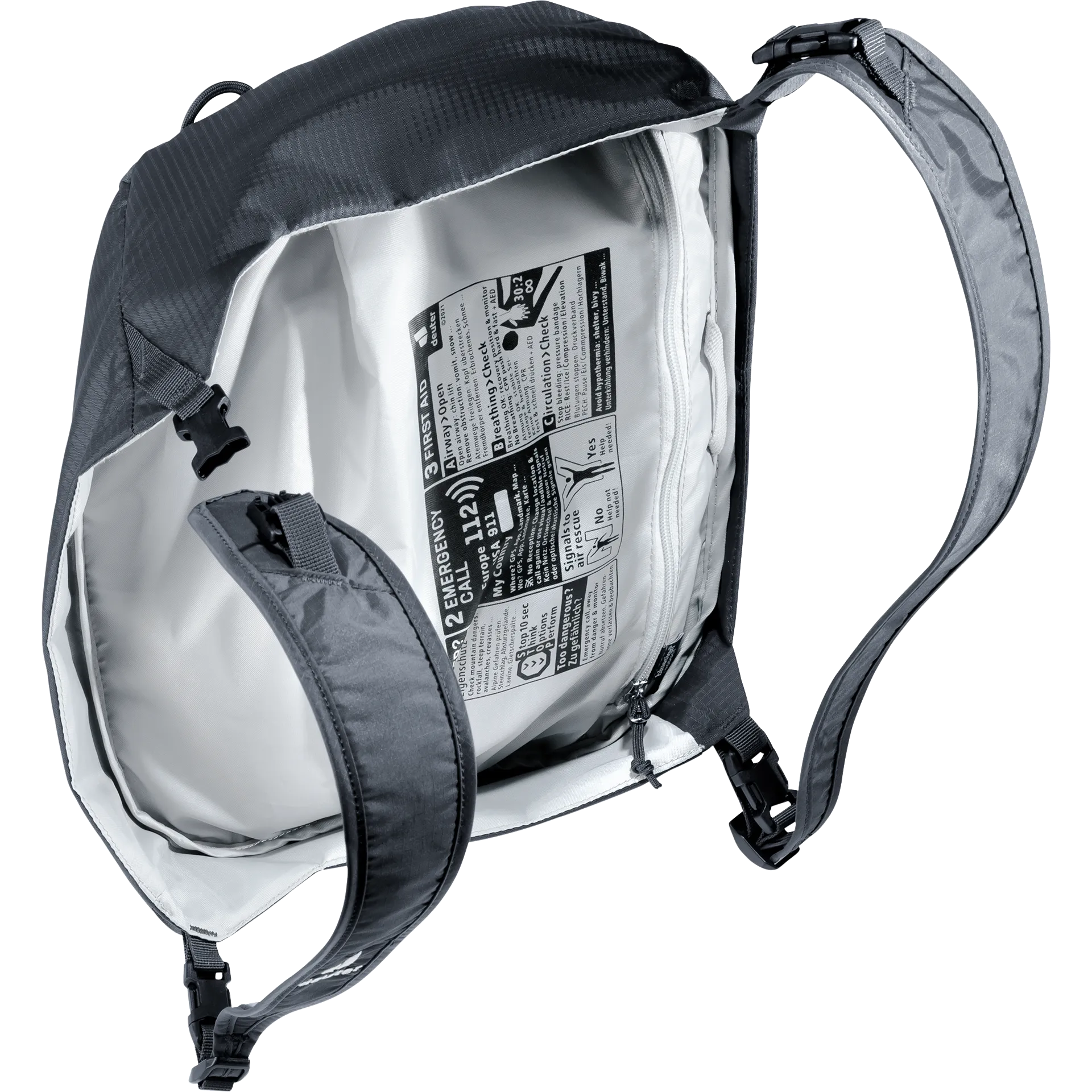 Mochila Aircontact PRO 85 + 10 black DEUTER - Imagen 10