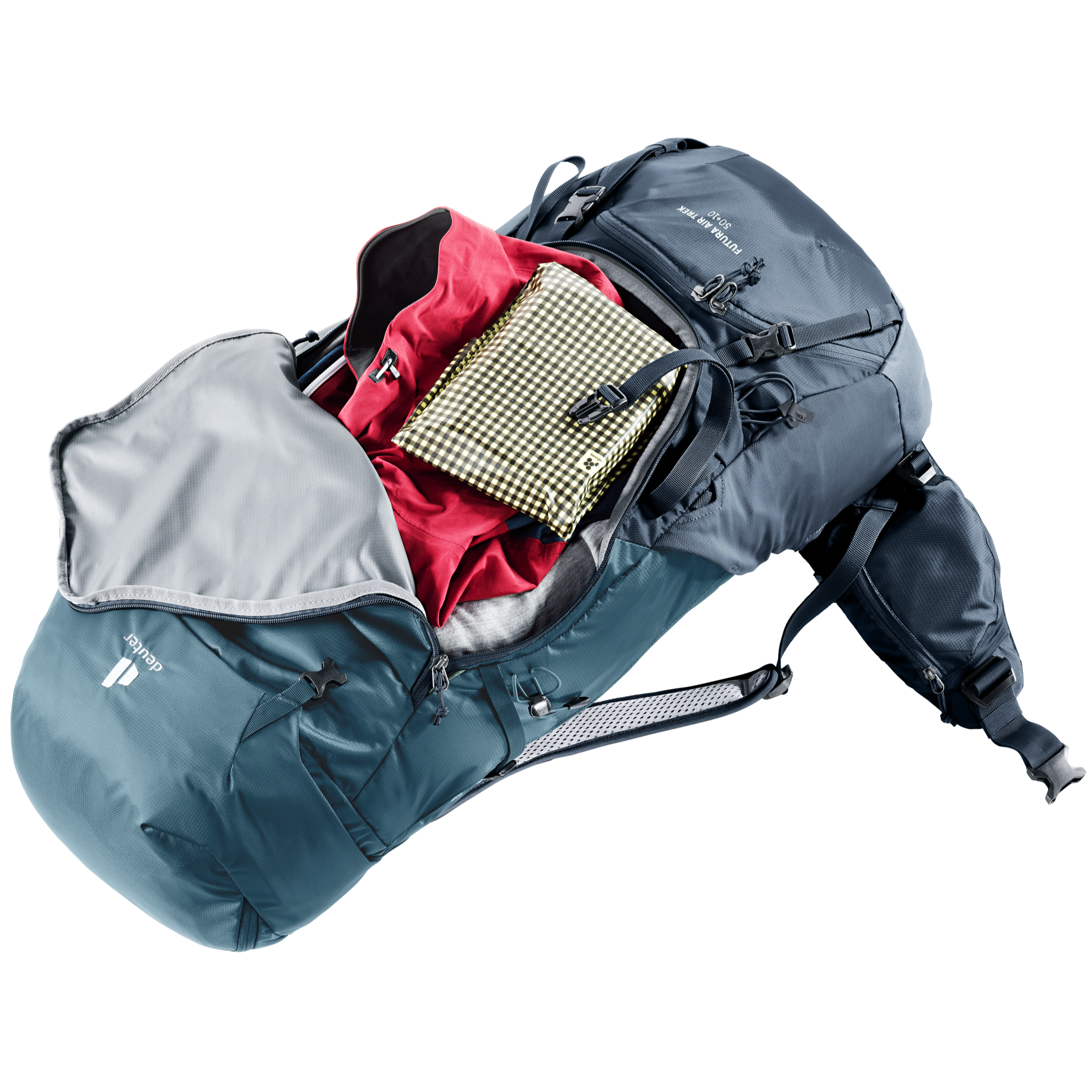 Mochila Futura Air Trek 50 + 10 atlantic-ink DEUTER - Imagen 8