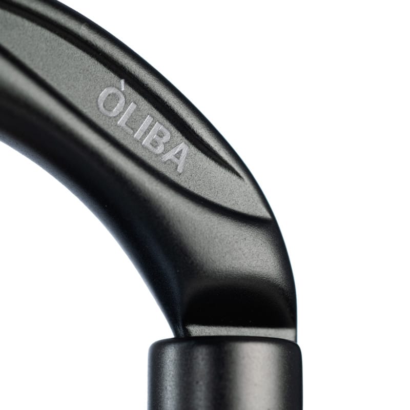 Mosquetón Aluminio Oval 3 Tiempos 25kN Óliba Triple Lock - Fixe - Imagen 6