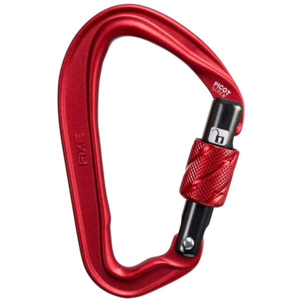 Mosquetón Aluminio Tipo B Rosca 22kN Picot Screw - Fixe