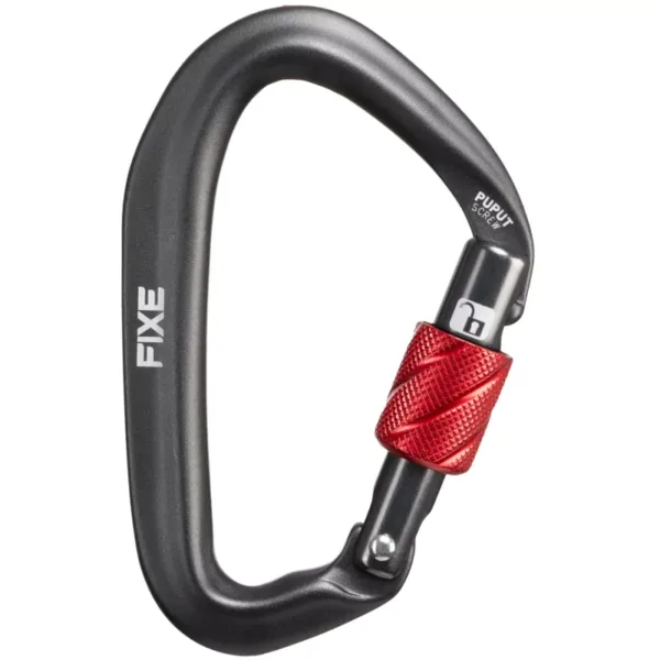 Mosquetón Aluminio Tipo B Rosca 22kN Puput Screw - Fixe