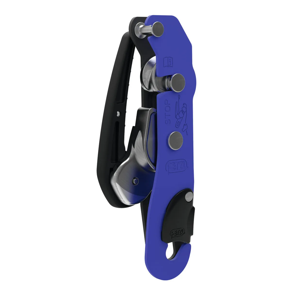 Descendedor para espeleología con frenado asistido STOP - PETZL