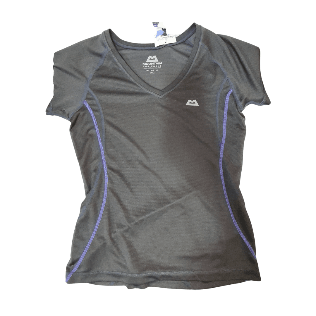 Polera T-Shirt WOMENS DIVINITY TEE SHADOW GREY Talla 12 - MOUNTAIN EQUIPMENT