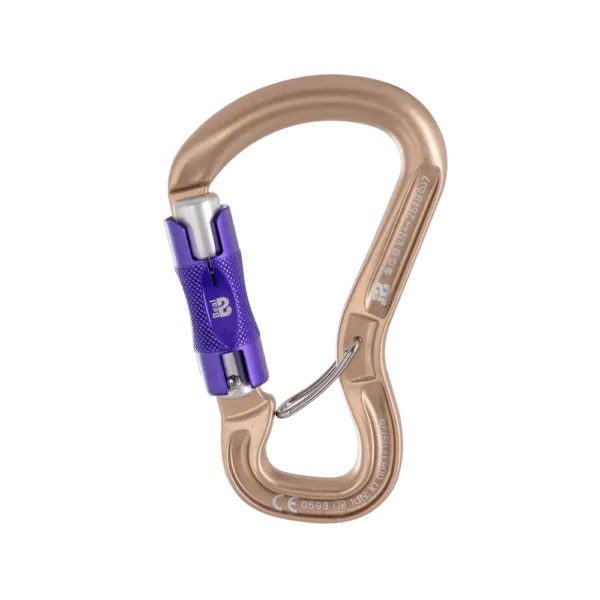 Mosquetón Aluminio Asimetrico 2 Tiempos 25kN ORIENT EXPRESS BI MATIC - BEAL