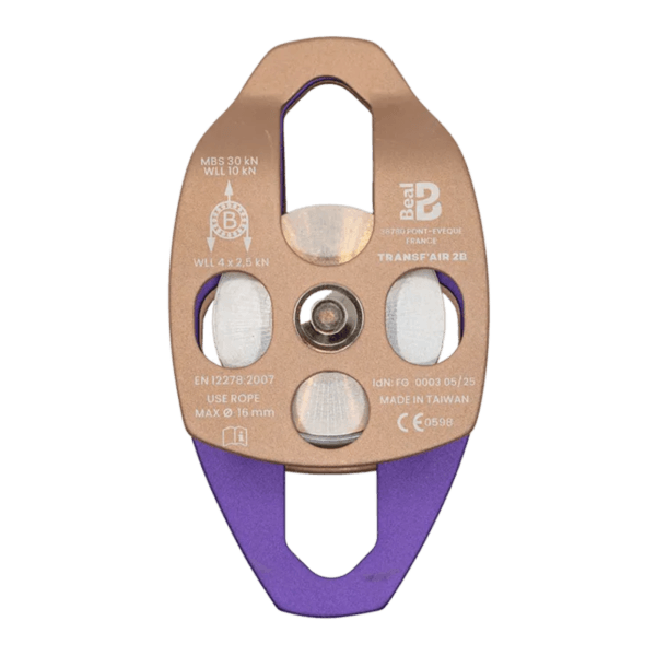 Polea Doble Transf' Air 2B 30kN - BEAL