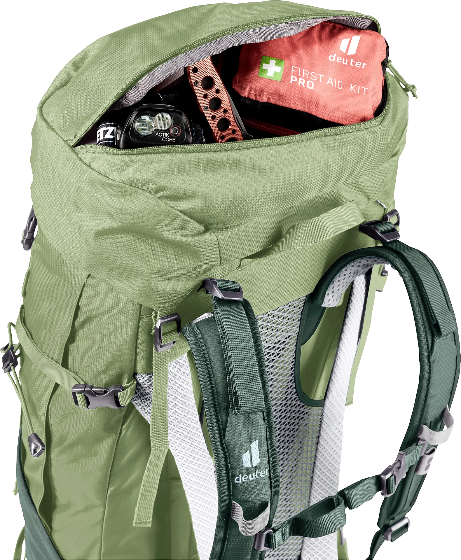 Mochila Futura Air Trek 45 + 10 SL grove-ivy DEUTER - Imagen 4