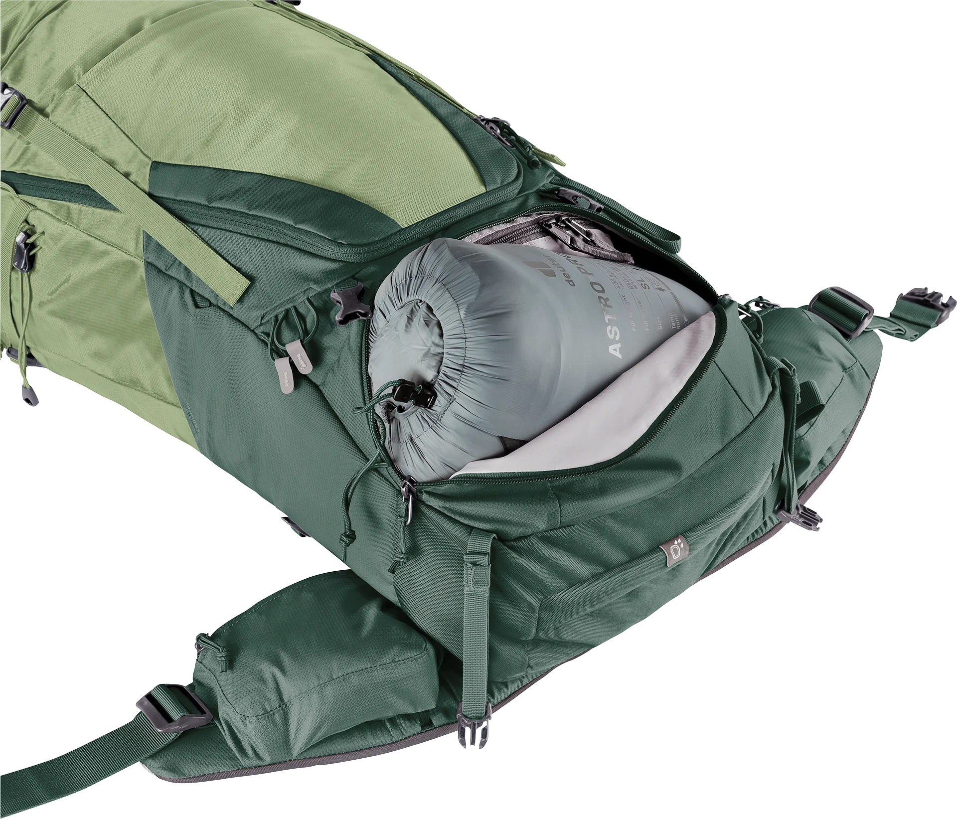 Mochila Futura Air Trek 45 + 10 SL grove-ivy DEUTER - Imagen 6