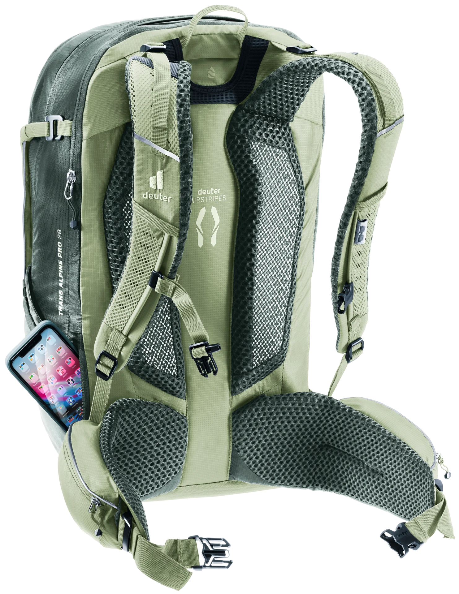 Mochila Trans Alpine Pro 28 grove-ivy DEUTER - Imagen 9