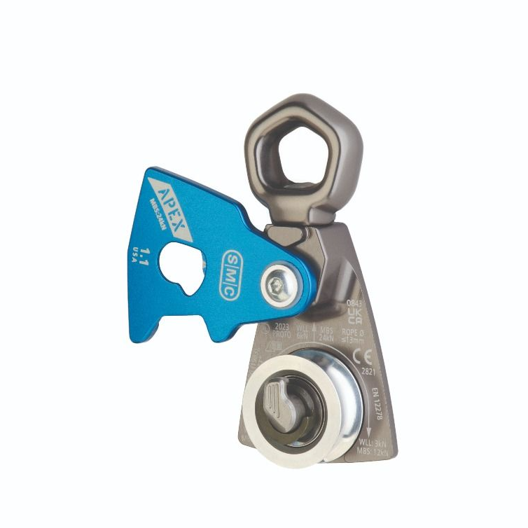 Polea simple con destorcedor swivel 24kN APEX 1.1" NFPA SMC-PMI - Imagen 2