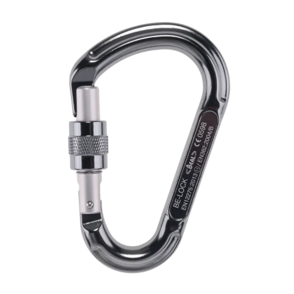 Mosquetón Aluminio HMS Rosca 26kN Be lock - BEAL