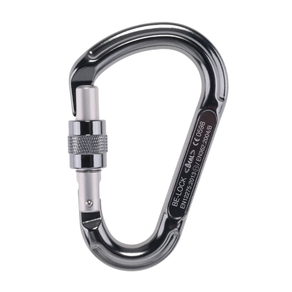 Mosquetón Aluminio HMS Rosca 26kN Be lock - BEAL