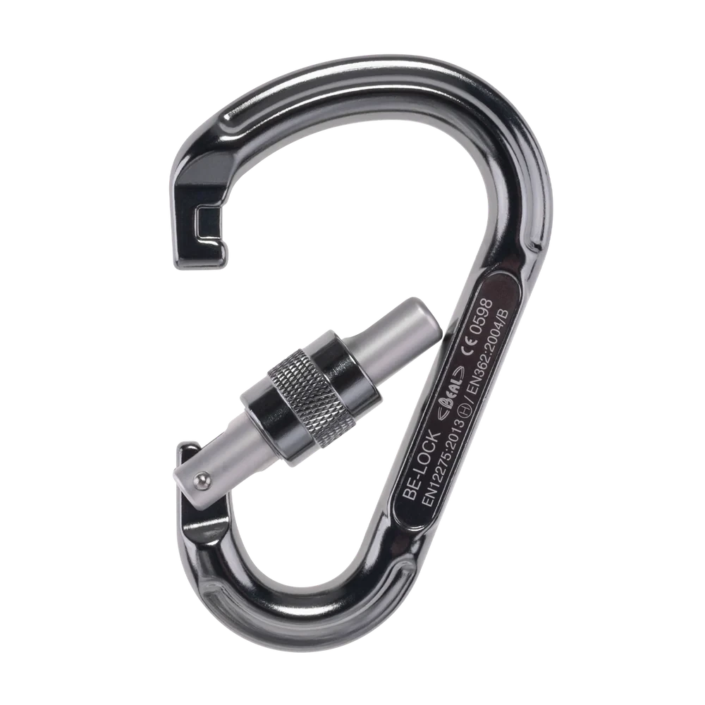 Mosquetón Aluminio HMS Rosca 26kN Be lock - BEAL - Imagen 2