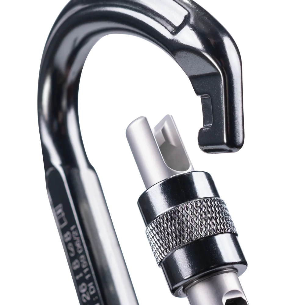 Mosquetón Aluminio HMS Rosca 26kN Be lock - BEAL - Imagen 6