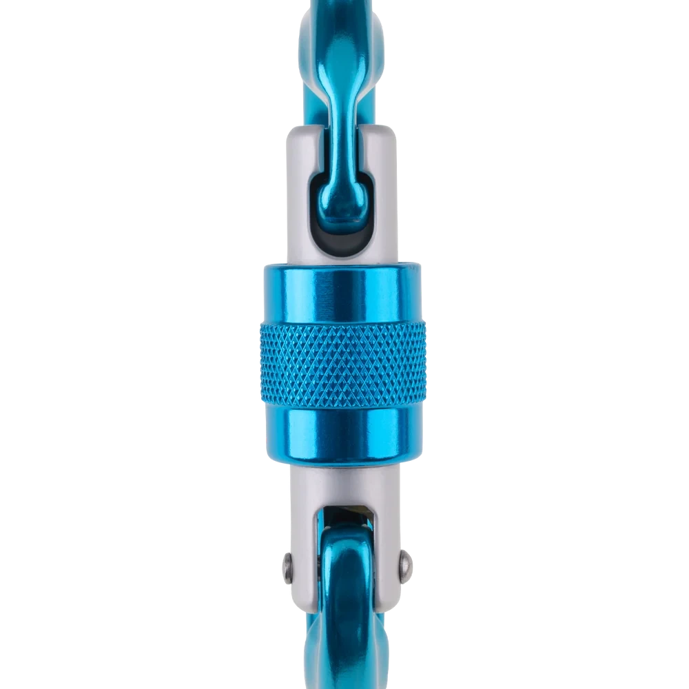Mosquetón Aluminio HMS Rosca 28kN BE SAFE SCREW matt green - BEAL - Imagen 5