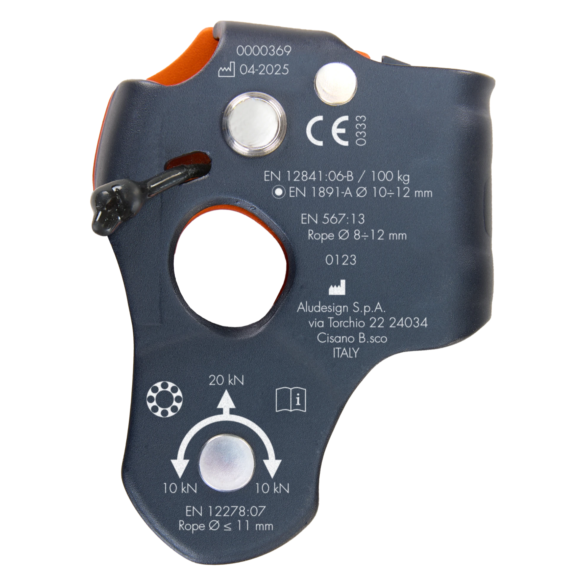 Bloqueador para cuerda con polea CRIC 8 a 12mm - Skylotec - Imagen 2