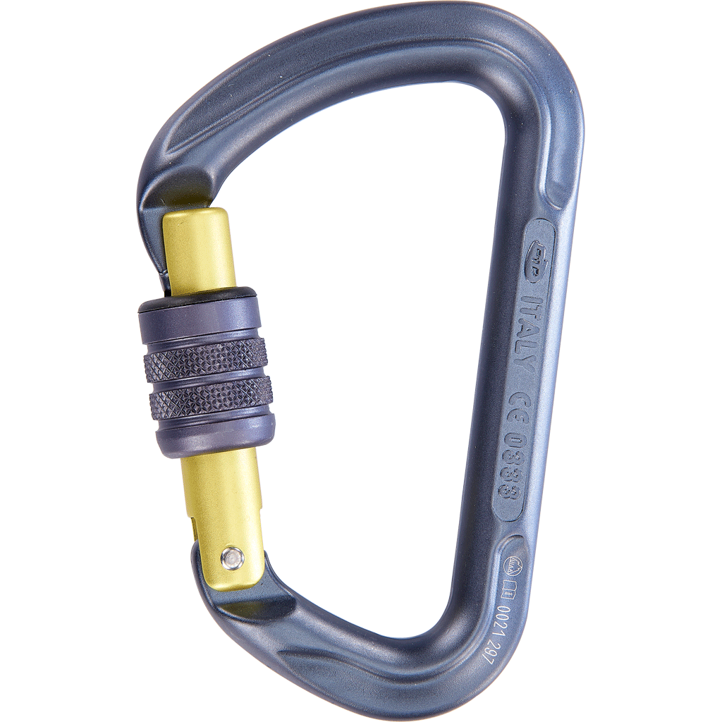 Mosquetón Aluminio Asimétrico 2 Tiempos 30kN K-CLASSIC - CLIMBING TECHNOLOGY