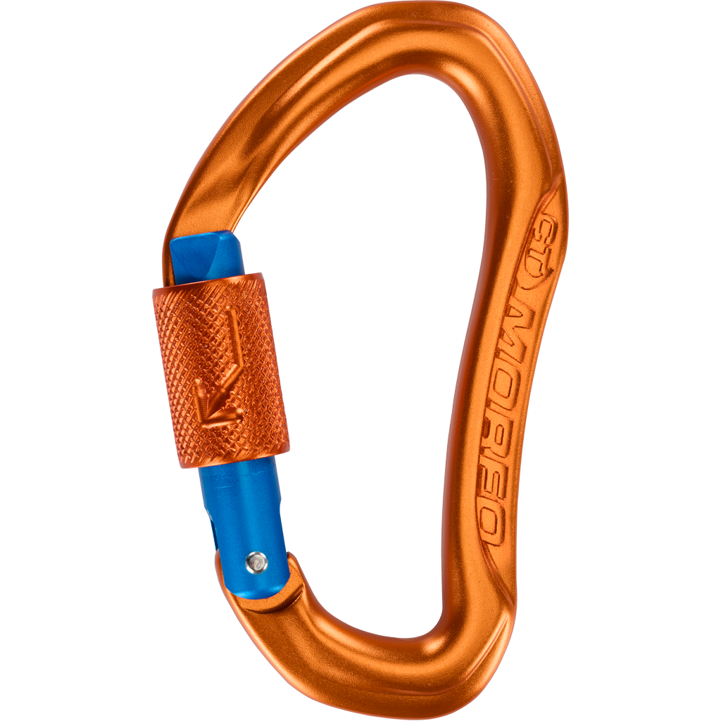 Mosquetón Aluminio Tipo D Rosca 24 kN MORFO BG - CLIMBING TECHNOLOGY