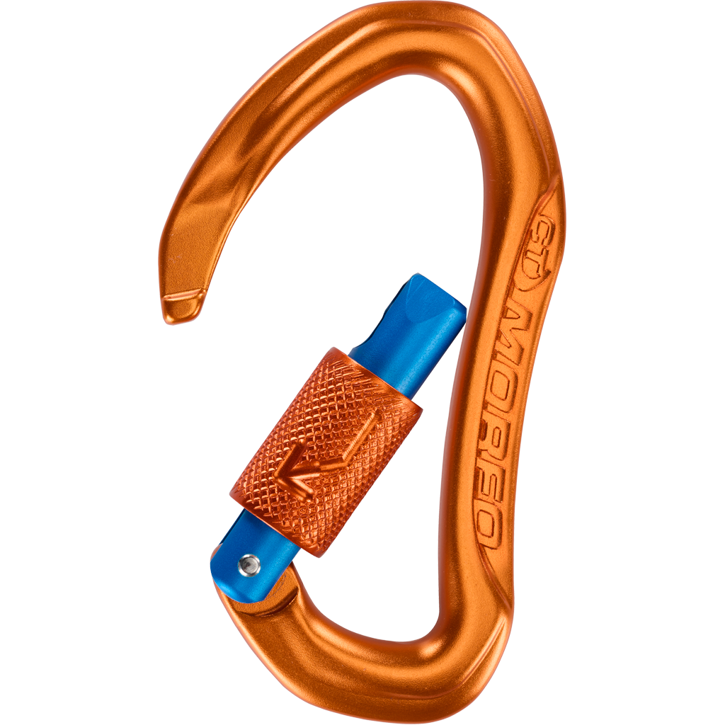 Mosquetón Aluminio Tipo D Rosca 24 kN MORFO BG - CLIMBING TECHNOLOGY - Imagen 2