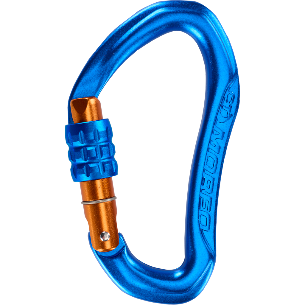 Mosquetón Aluminio Tipo D Rosca 24 kN MORFO SG - CLIMBING TECHNOLOGY