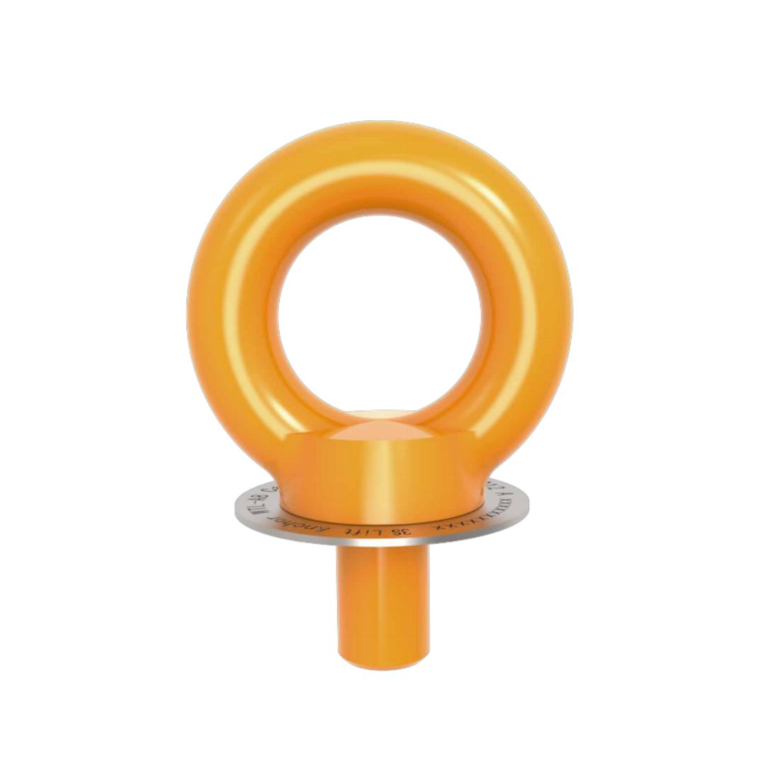 Anclaje Aro atornillable macho de acero inoxidable, WTL-A8 para 1 persona (22 kN), 3S LIFT