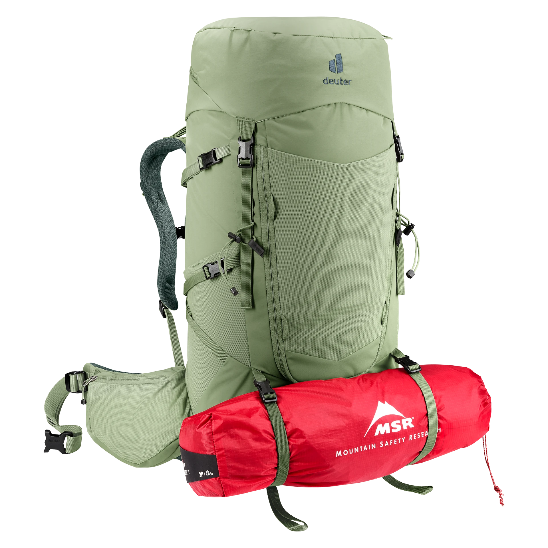 Mochila Aircontact Core 45+10 SL grove-ivy DEUTER - Imagen 8